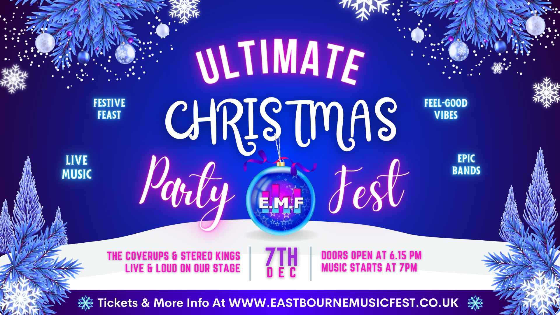 Just a taster of what Eastbourne Music Fest events are like - Bringing Together The Best Live Cover Bands To Create An Unforgettable Immersive Music Experience in east sussex. #Eastbourne Music Fest